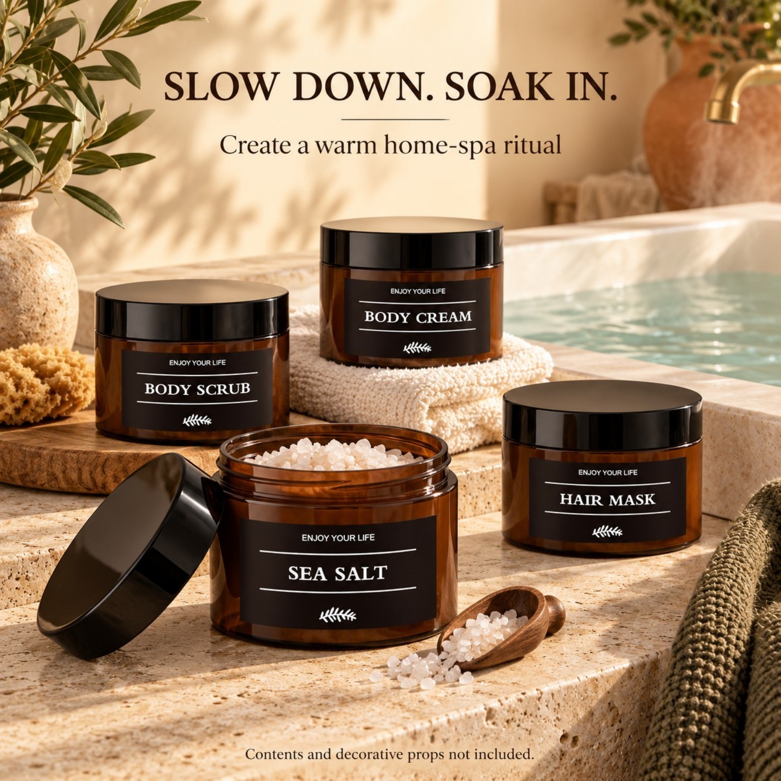 3PCS Bathroom Storage Jars wit - Bath Salts review and price