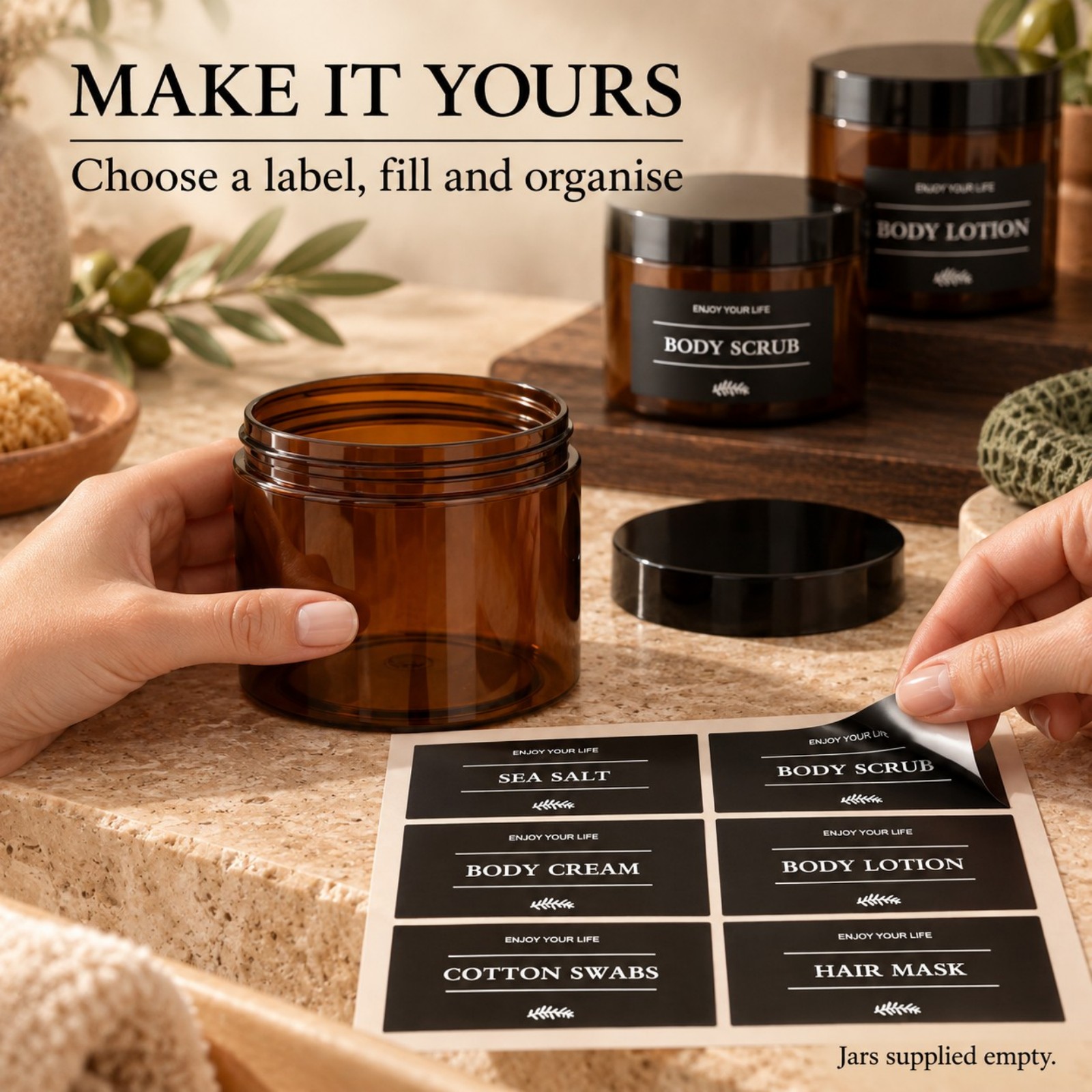 3PCS Bathroom Storage Jars wit - Bath Salts review and price