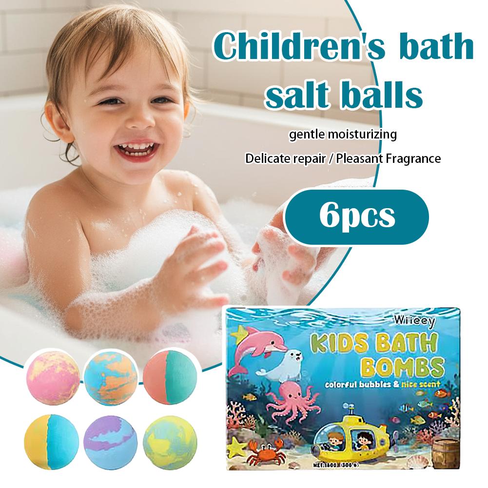 6Pcs Kids Bubble Bath Bombs Se - Bath Salts review and price